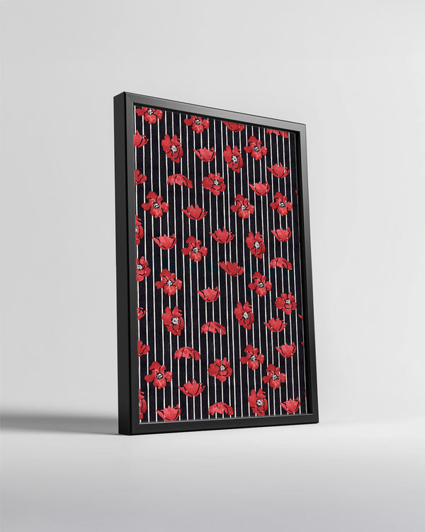 Black Poppy Poster Tablosu