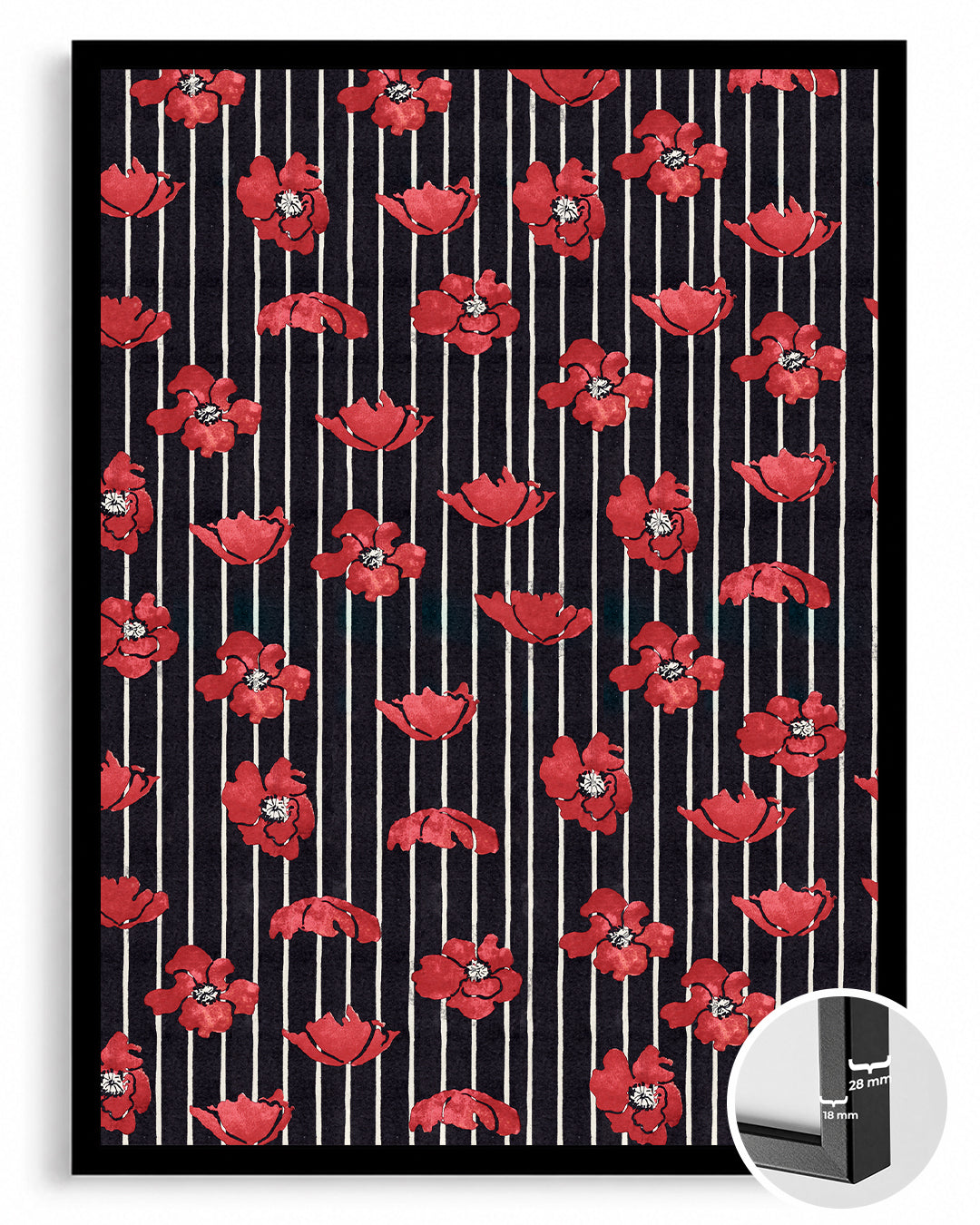 Black Poppy Poster Tablosu