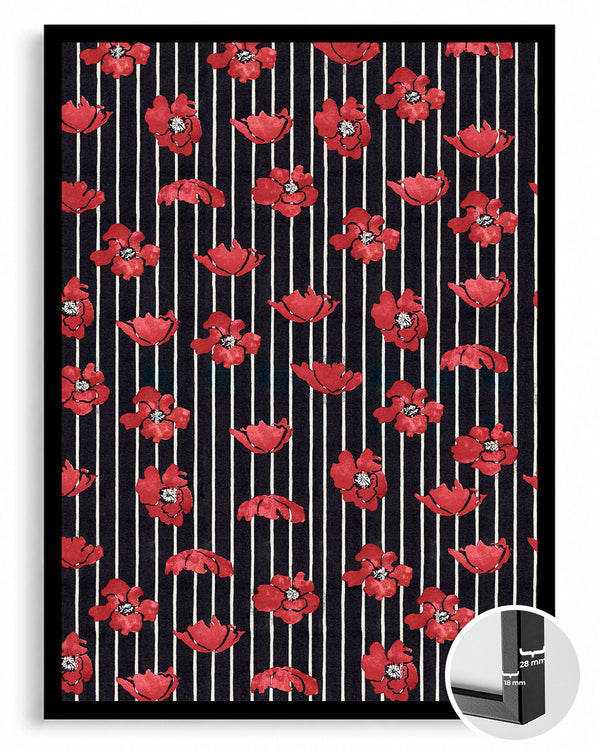 Black Poppy Poster Tablosu
