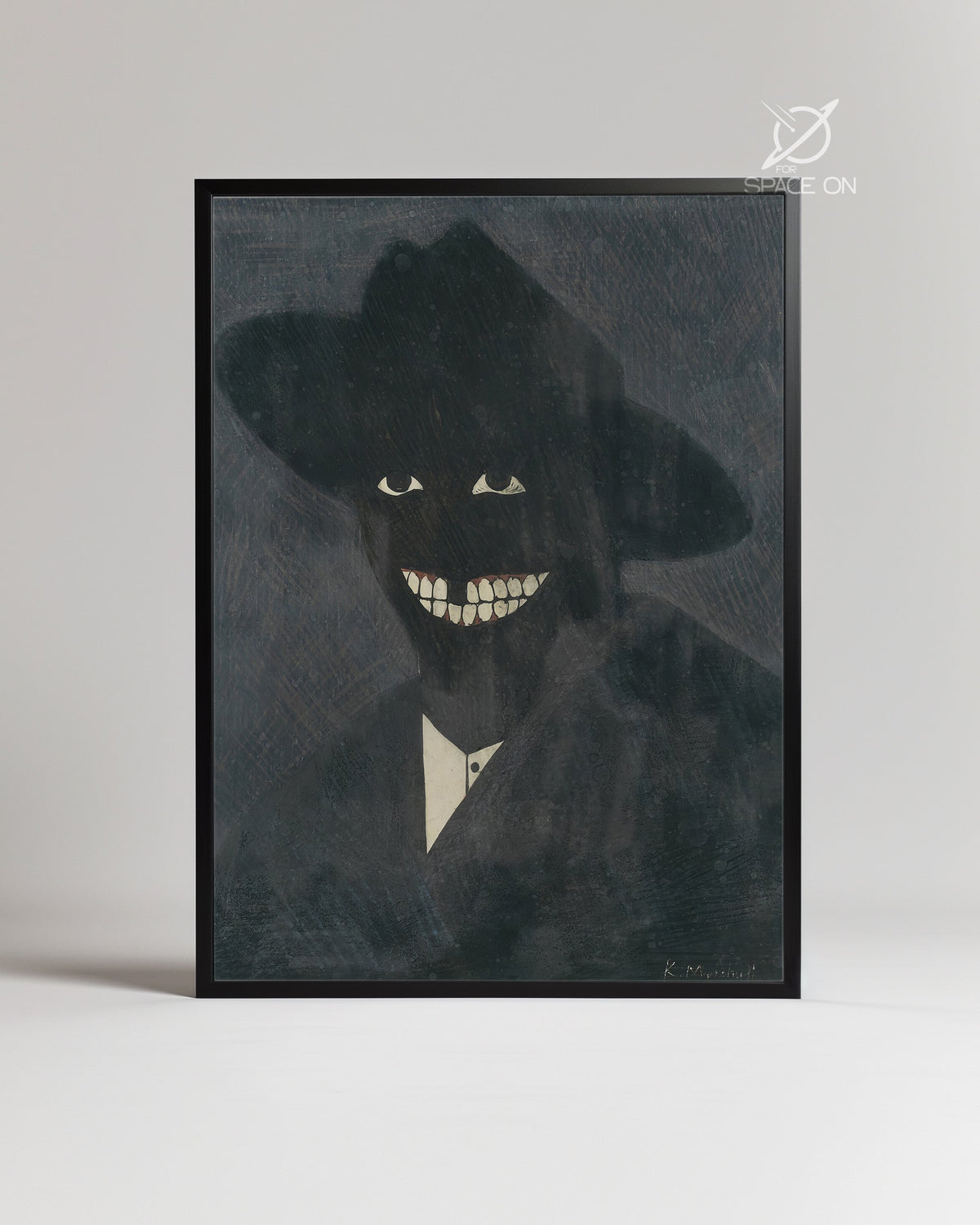 Black Smile Poster Tablosu