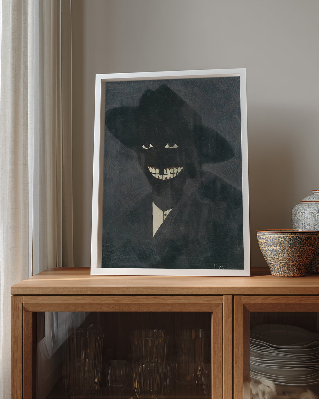 Black Smile Poster Tablosu