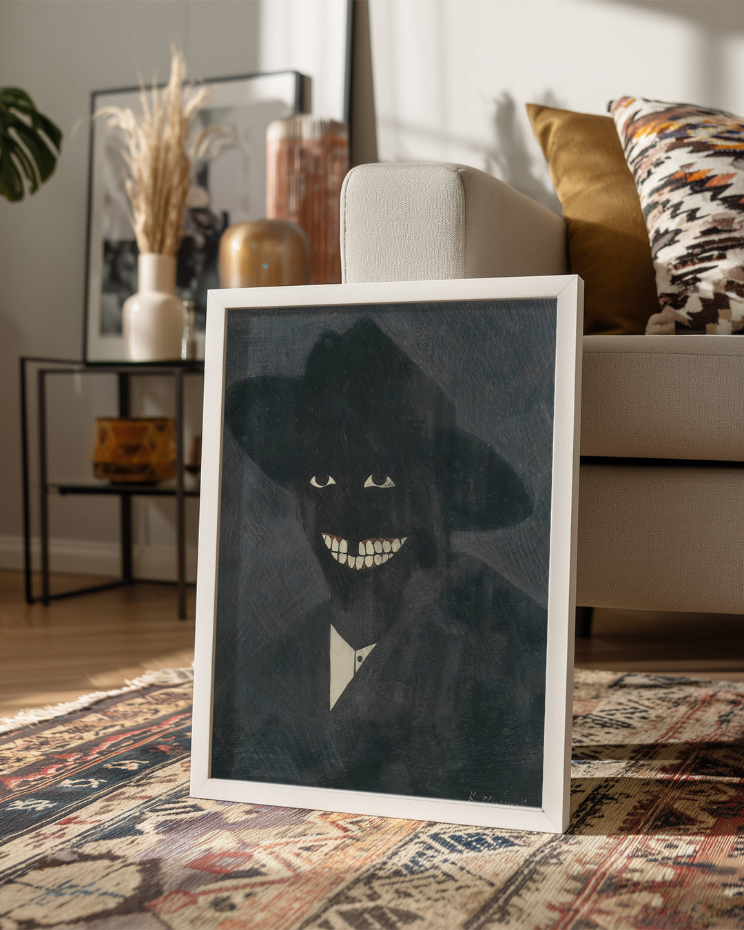 Black Smile Poster Tablosu