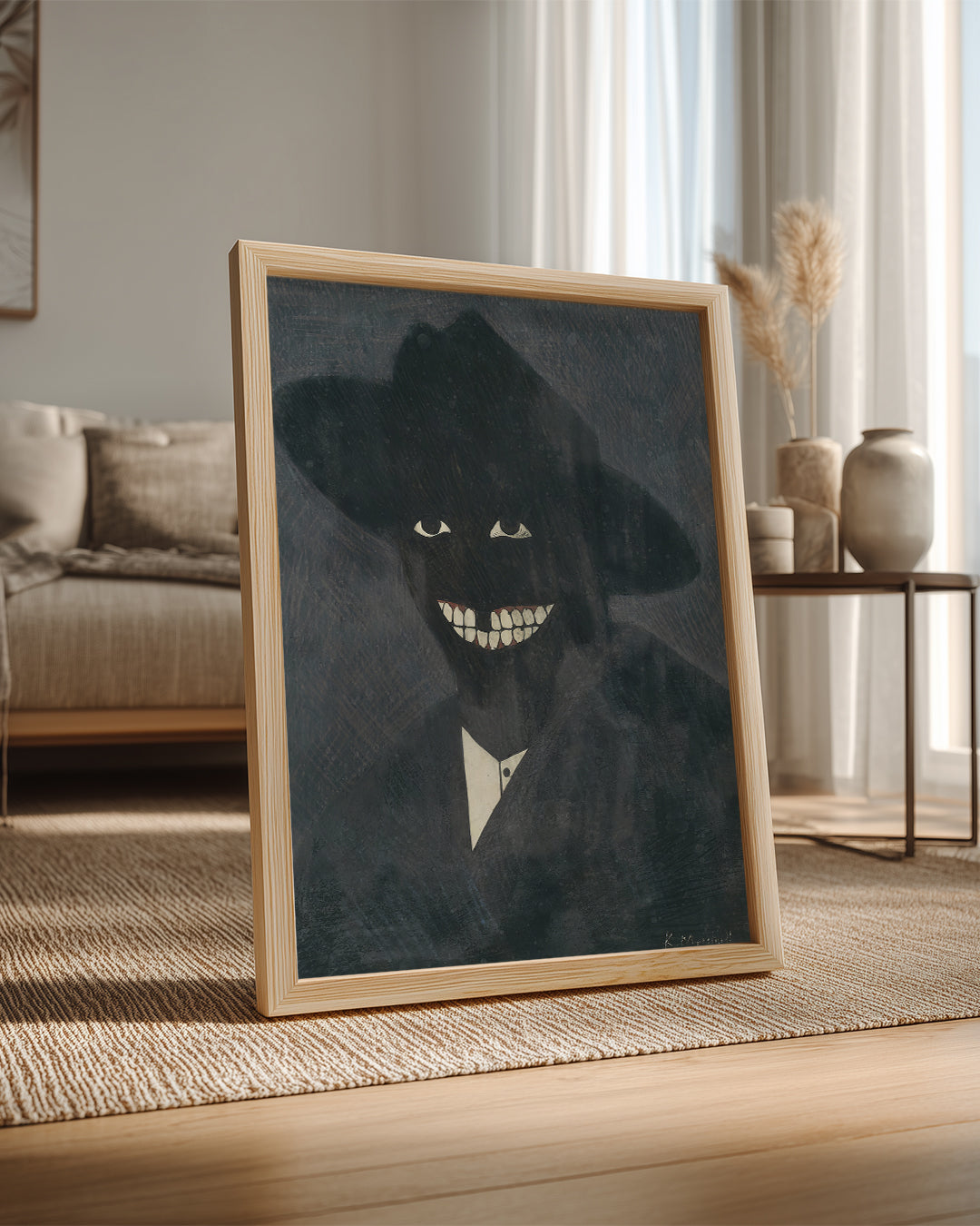 Black Smile Poster Tablosu