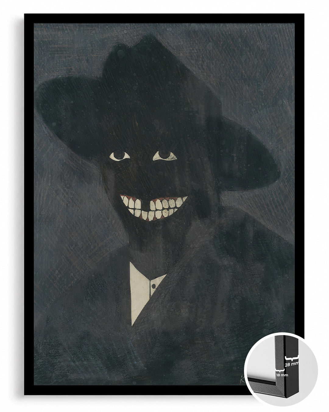 Black Smile Poster Tablosu