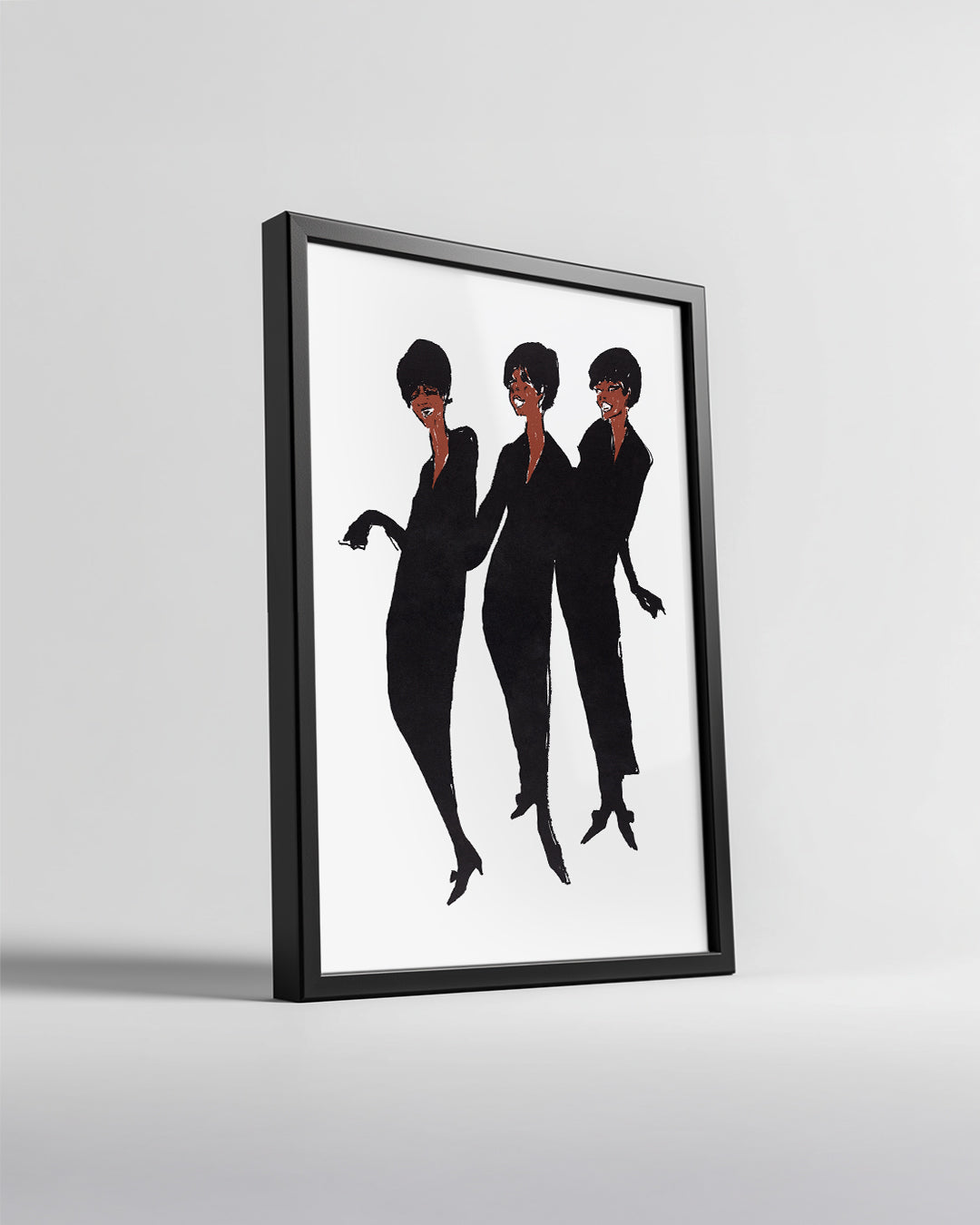 Black Trio Poster Tablosu