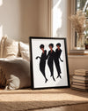 Black Trio Poster Tablosu
