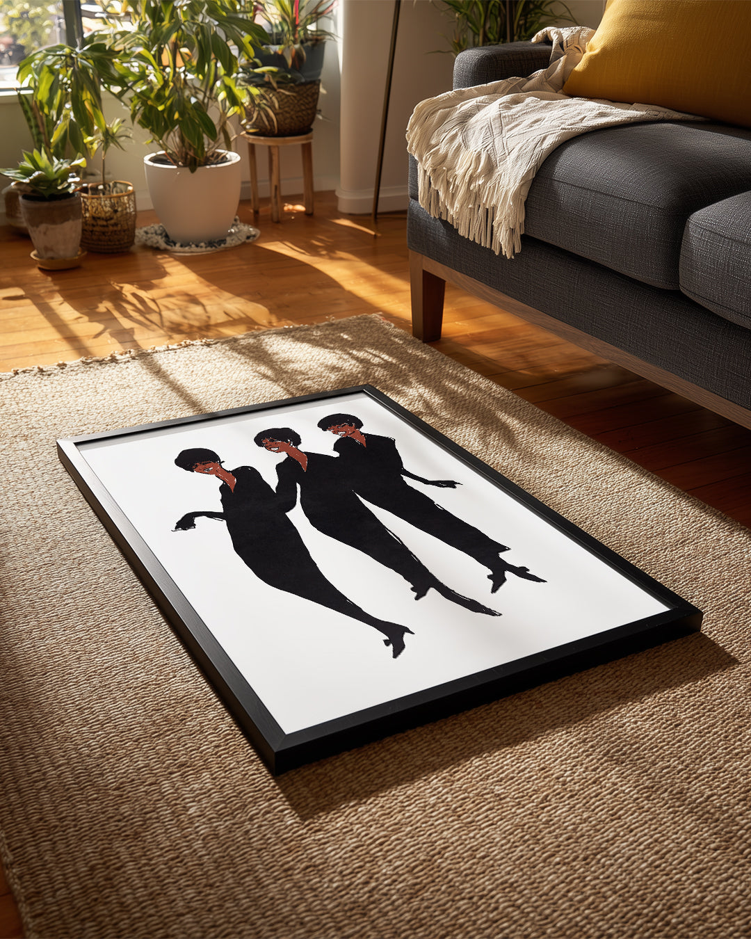 Black Trio Poster Tablosu