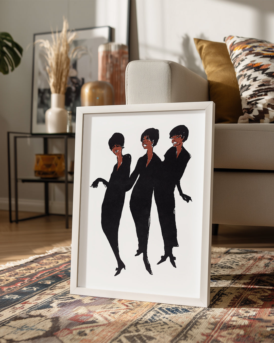 Black Trio Poster Tablosu