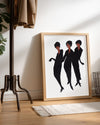 Black Trio Poster Tablosu