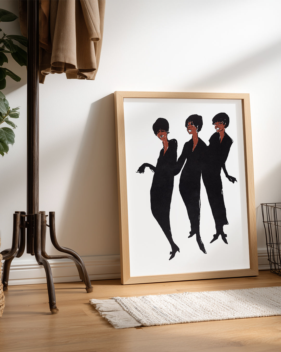Black Trio Poster Tablosu
