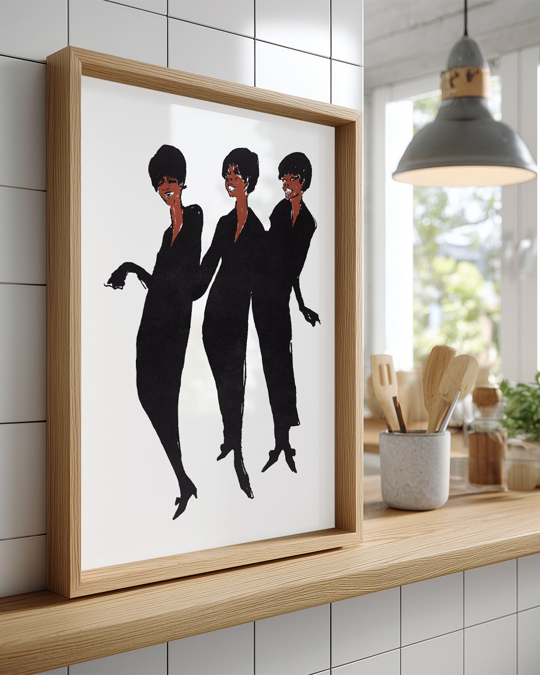 Black Trio Poster Tablosu