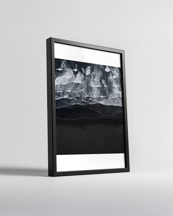Black Wave Poster Tablosu