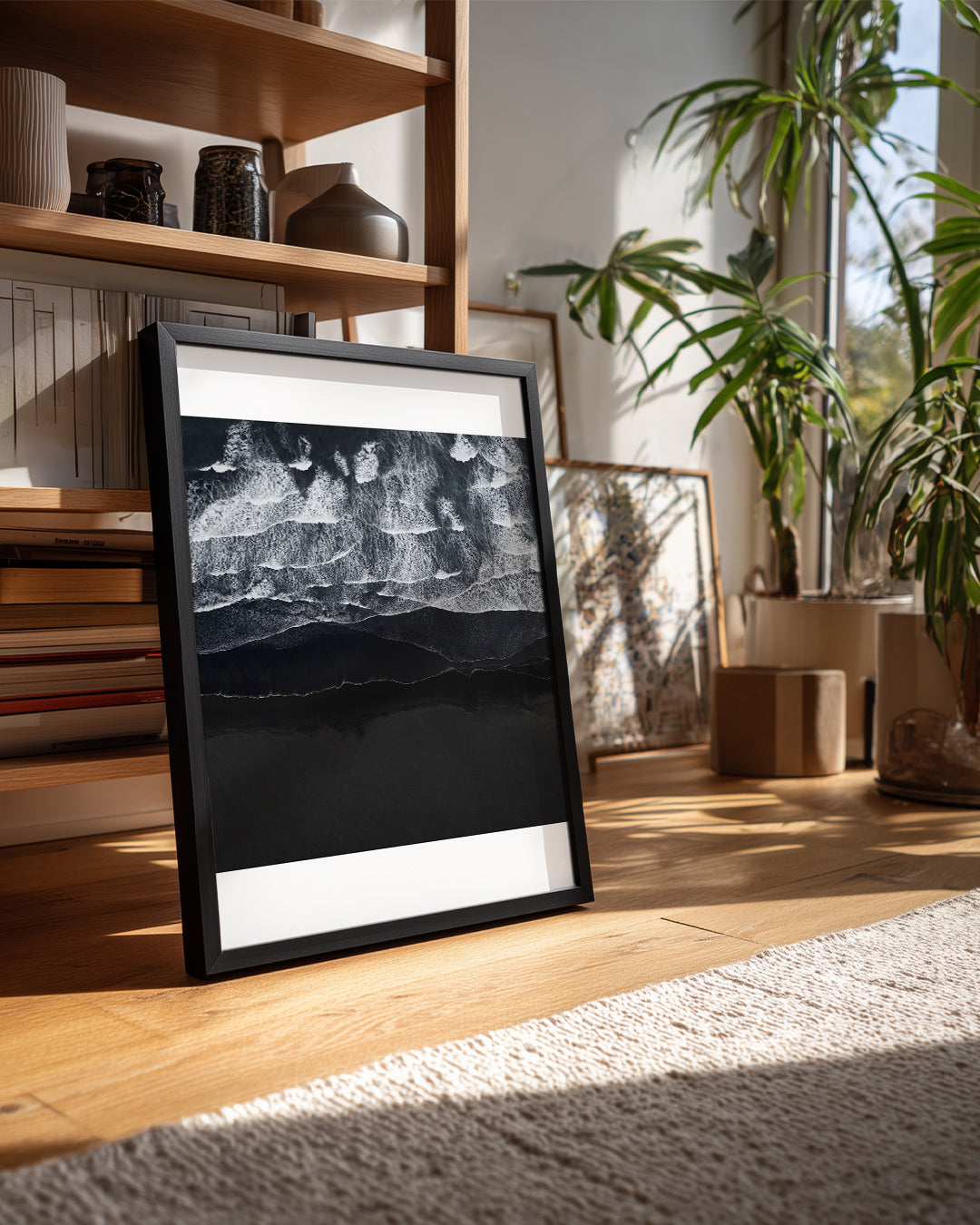 Black Wave Poster Tablosu