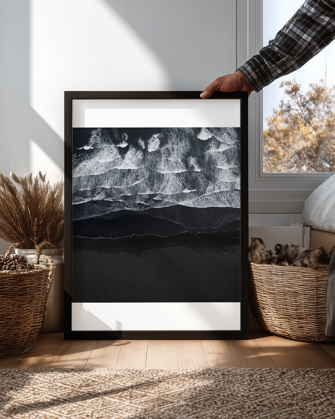 Black Wave Poster Tablosu