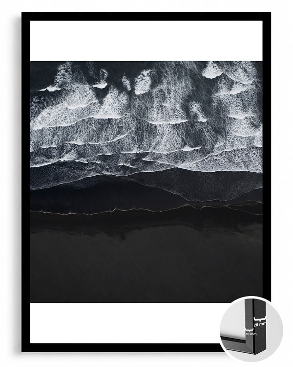 Black Wave Poster Tablosu