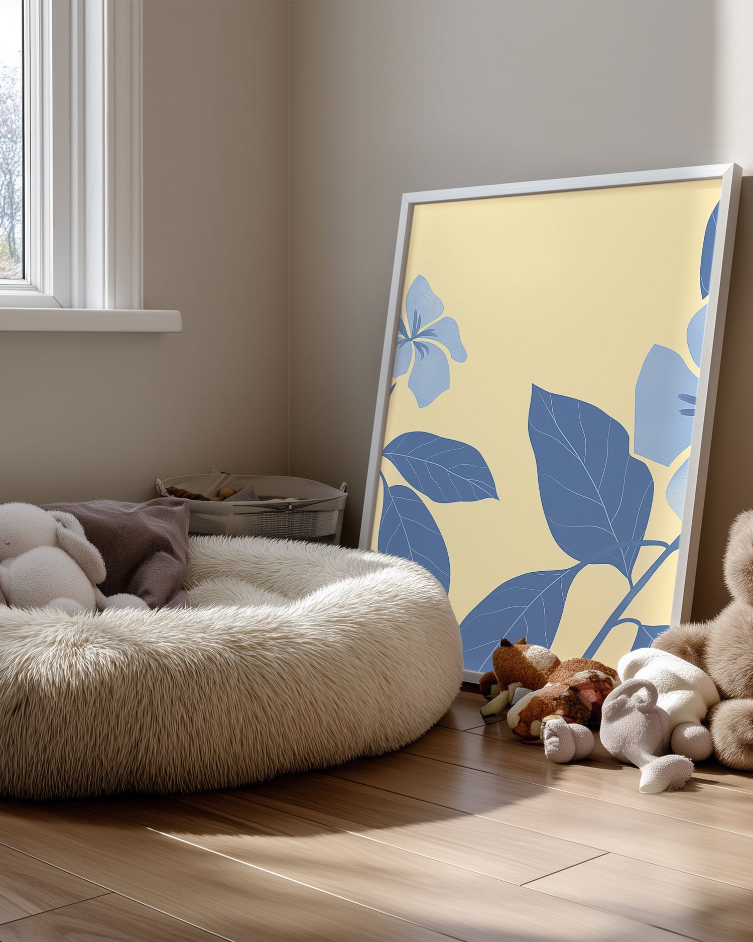 Bleu Jaune Poster Tablosu
