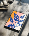 Bleu Monstera Poster Tablosu
