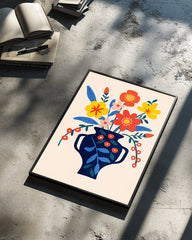 Bleu Profond Poster Tablosu