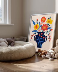 Bleu Profond Poster Tablosu