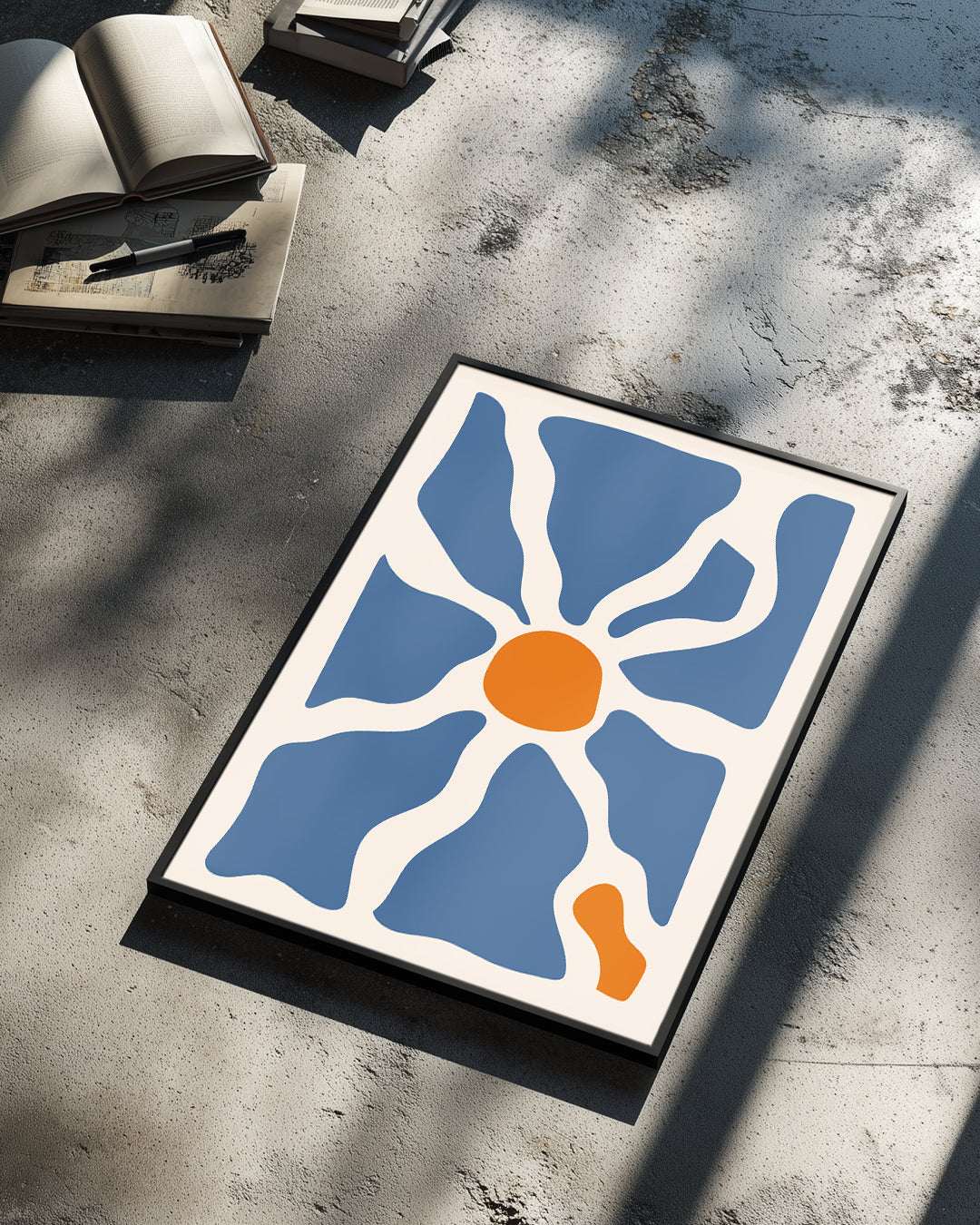 Bleu Soleil Poster Tablosu