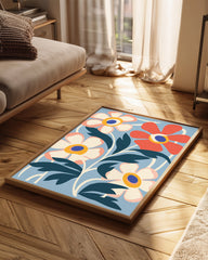 Bleu Vigne Poster Tablosu