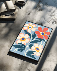 Bleu Vigne Poster Tablosu