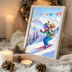 Blizzard Beauty Art Poster Tablosu