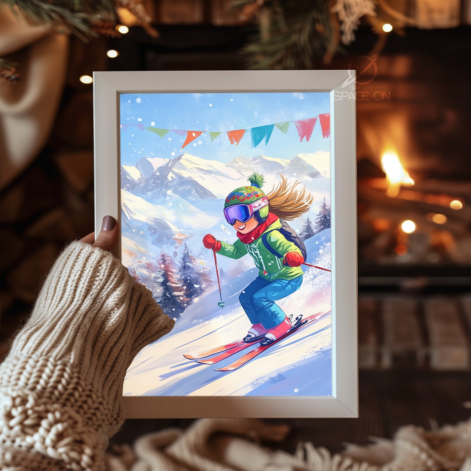 Blizzard Beauty Art Poster Tablosu