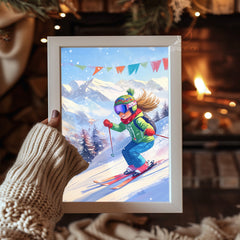 Blizzard Beauty Art Poster Tablosu