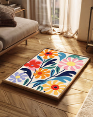 Bloom Vibrant Poster Tablosu