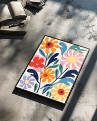 Bloom Vibrant Poster Tablosu