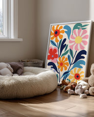 Bloom Vibrant Poster Tablosu