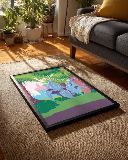 Blue Agave Poster Tablosu