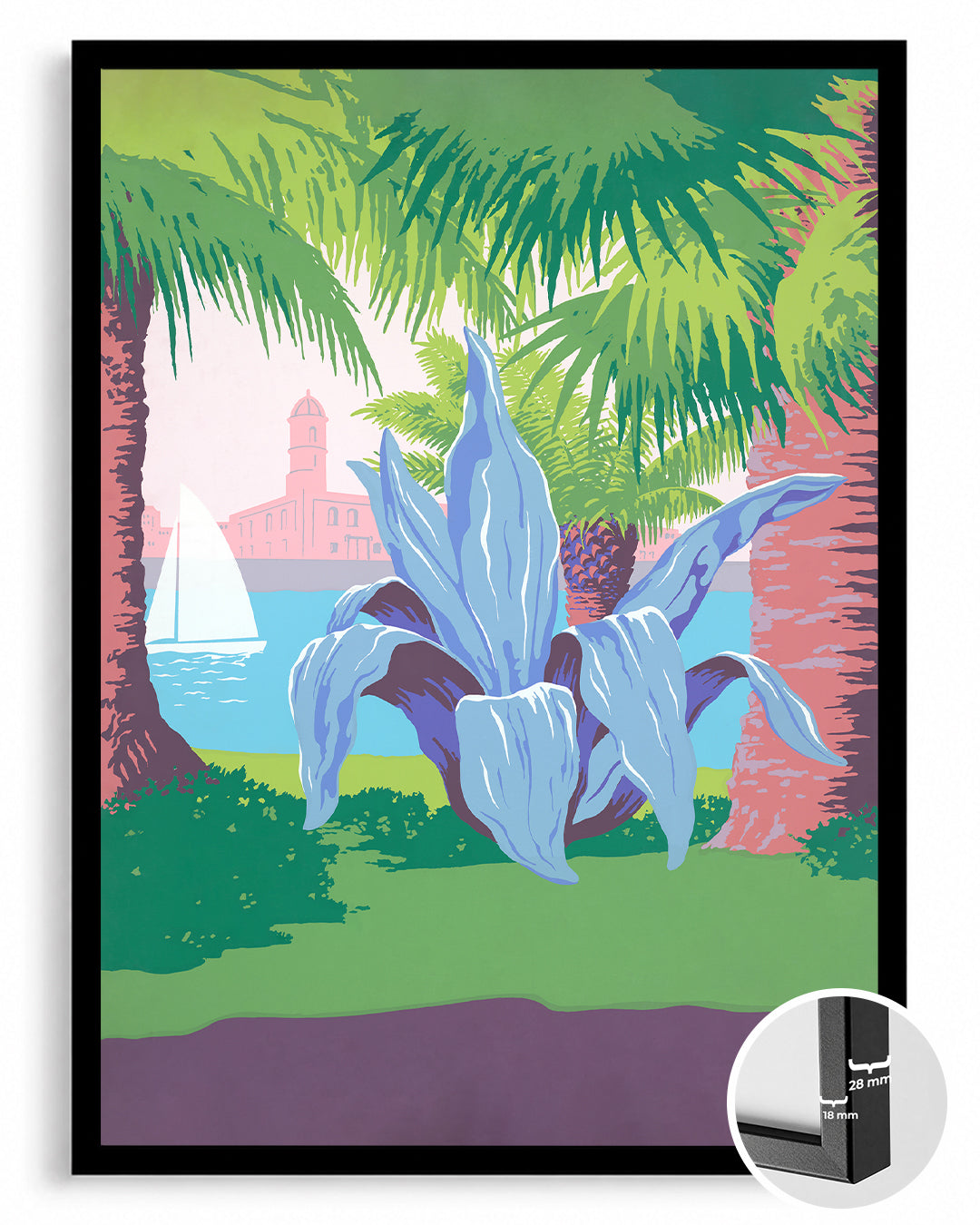 Blue Agave Poster Tablosu