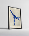 Blue Flow Poster Tablosu