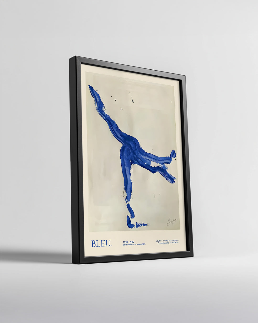 Blue Flow Poster Tablosu