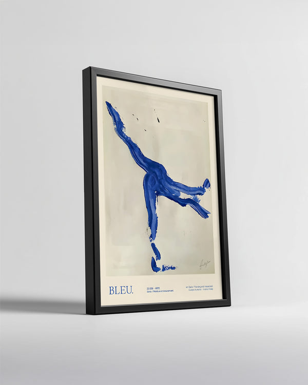 Blue Flow Poster Tablosu