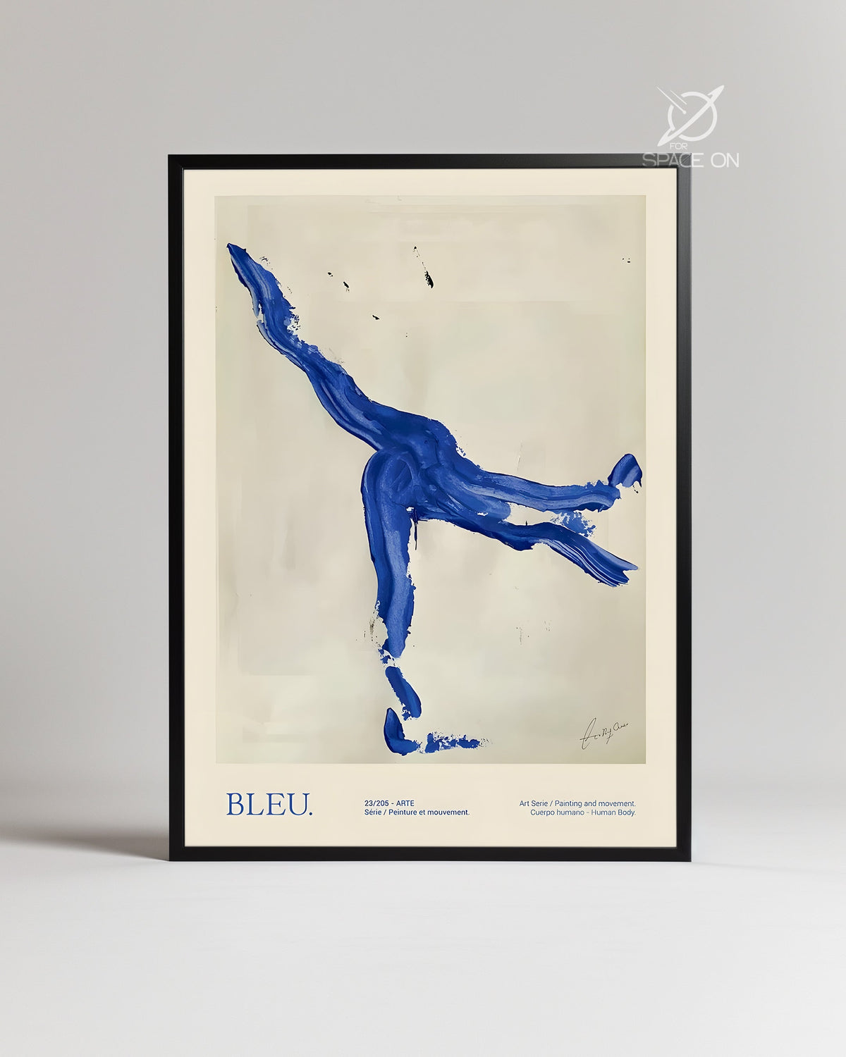 Blue Flow Poster Tablosu