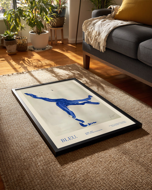 Blue Flow Poster Tablosu