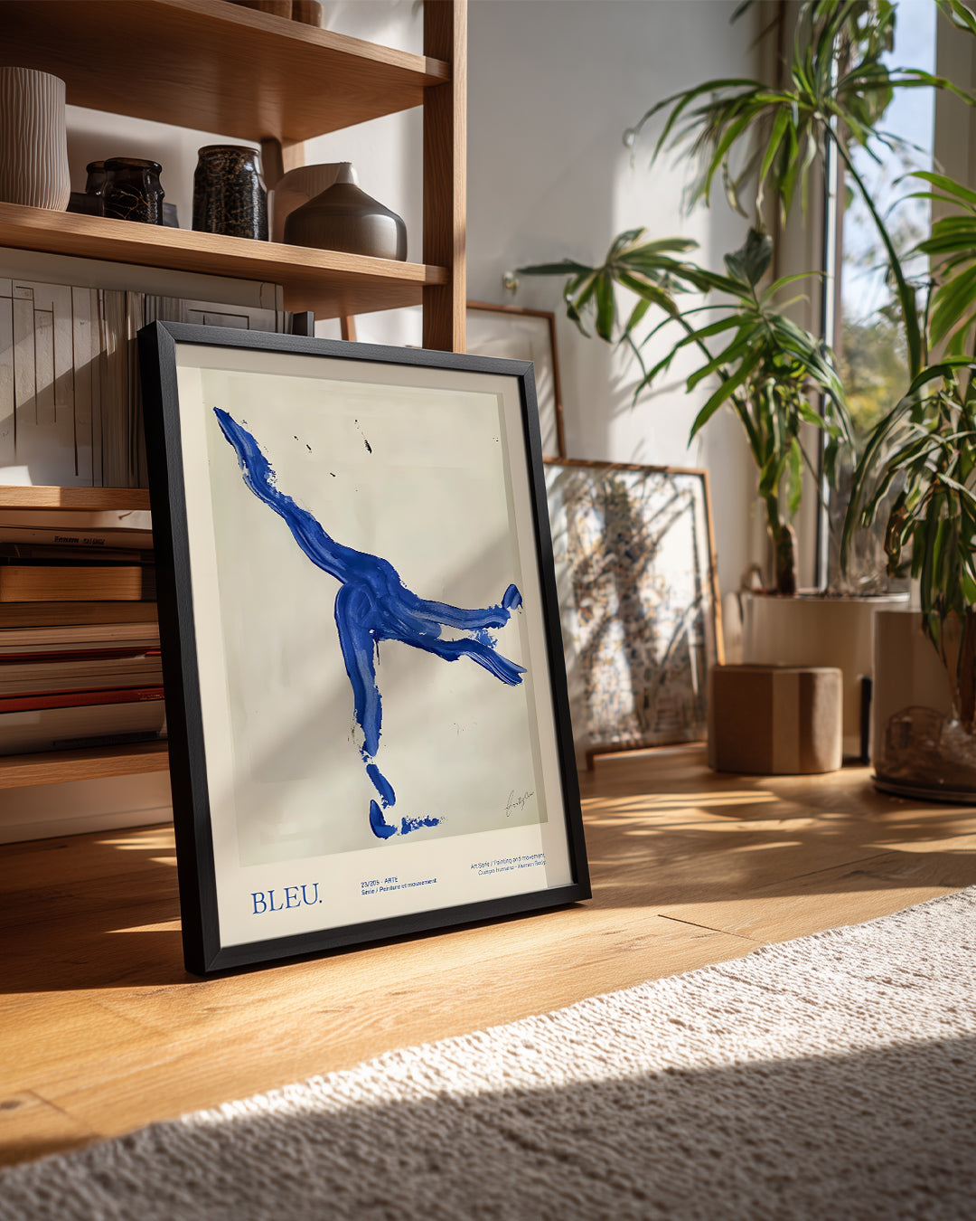 Blue Flow Poster Tablosu