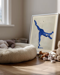 Blue Flow Poster Tablosu