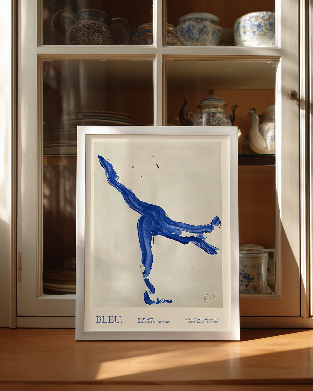 Blue Flow Poster Tablosu