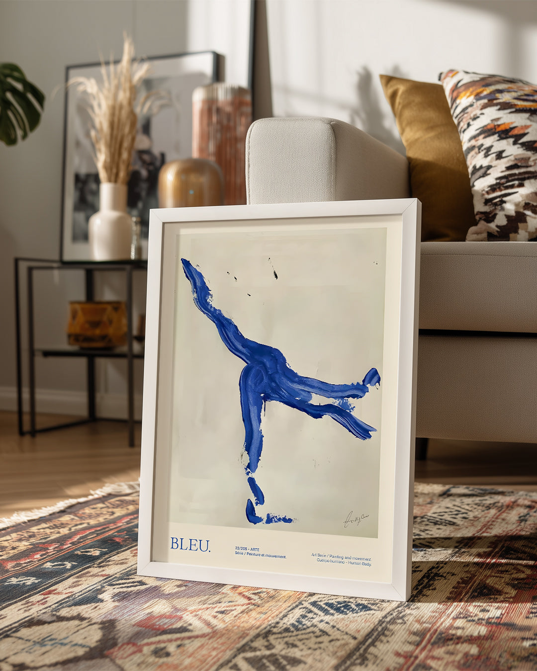 Blue Flow Poster Tablosu