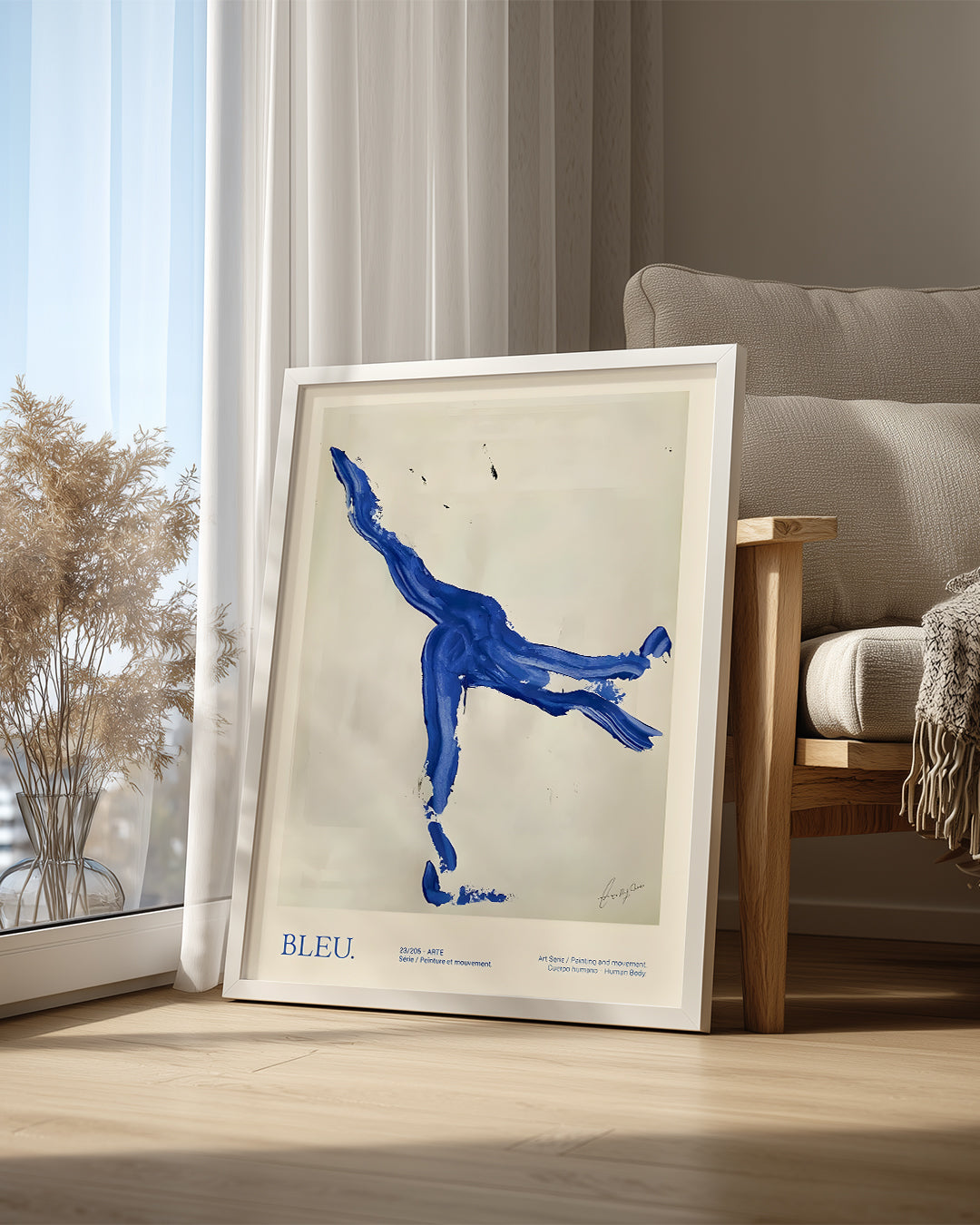 Blue Flow Poster Tablosu