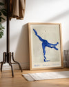 Blue Flow Poster Tablosu