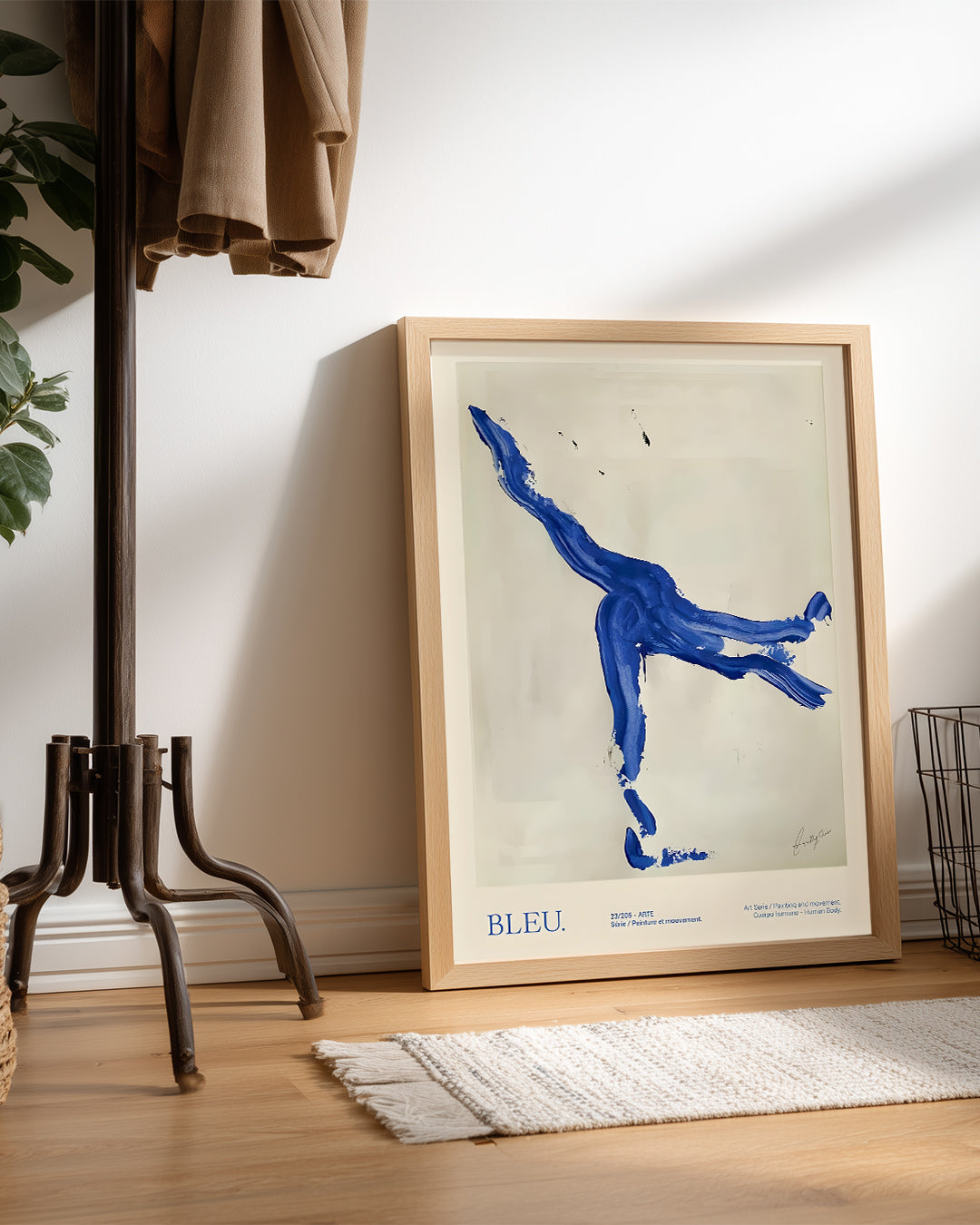 Blue Flow Poster Tablosu