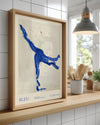 Blue Flow Poster Tablosu