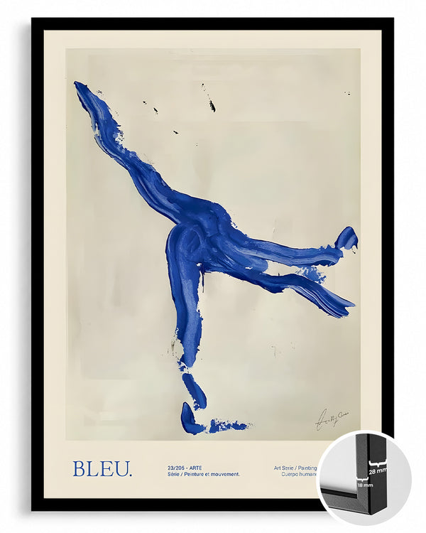 Blue Flow Poster Tablosu