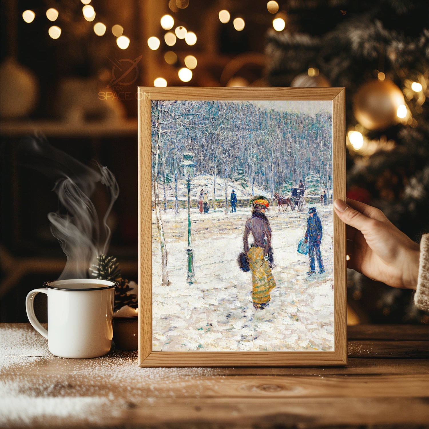 Blue Hour Christmas Poster Tablosu