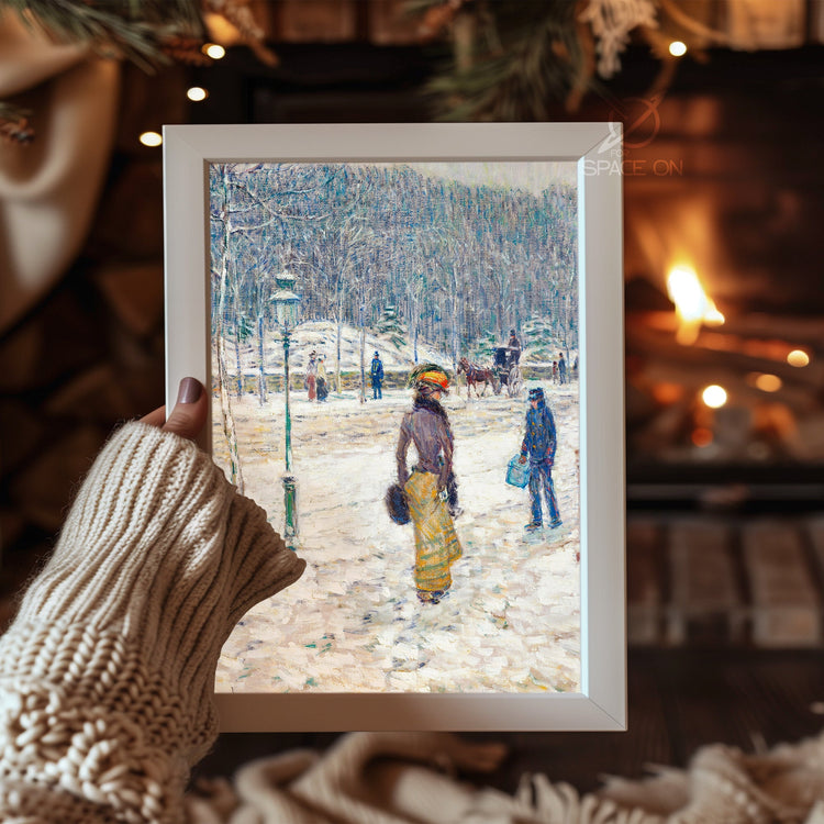 Blue Hour Christmas Poster Tablosu